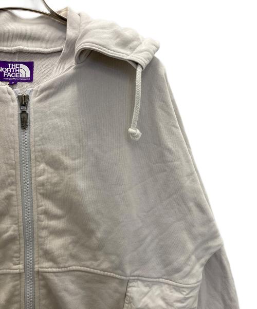 THE NORTHFACE PURPLELABEL（ザ・ノースフェイス パープルレーベル）THE NORTHFACE PURPLELABEL (ザ・ノースフェイス パープルレーベル) 11oz Zip Up Hoodie アイボリー サイズ:Sの古着・服飾アイテム