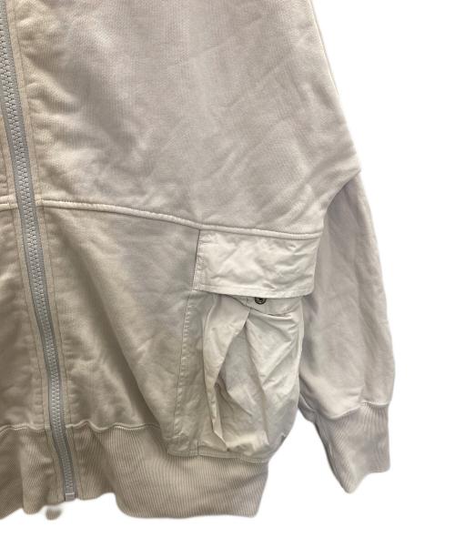 THE NORTHFACE PURPLELABEL（ザ・ノースフェイス パープルレーベル）THE NORTHFACE PURPLELABEL (ザ・ノースフェイス パープルレーベル) 11oz Zip Up Hoodie アイボリー サイズ:Sの古着・服飾アイテム