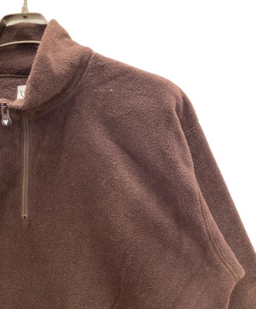 South2 West8（サウスツー ウエストエイト）south2 west8 (サウスツー ウエストエイト) Half Zipped Shirt ブラウン サイズ:XSの古着・服飾アイテム
