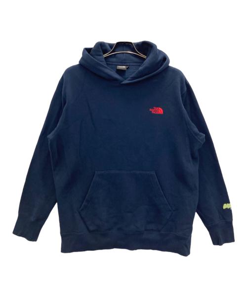 THE NORTH FACE（ザ ノース フェイス）THE NORTH FACE (ザ ノース フェイス) EXPEDITION GRAPHIC HOODIE ネイビー サイズ:Ｍの古着・服飾アイテム