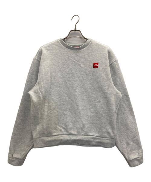 THE NORTH FACE（ザ ノース フェイス）THE NORTH FACE (ザ ノース フェイス) RedBox Sweat Crew グレー サイズ:Ｍの古着・服飾アイテム