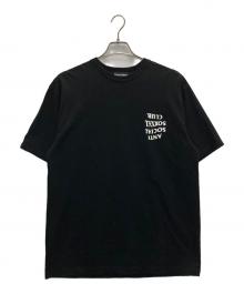 GOD SELECTION XXX×anti social social CLUB（ゴッド セレクション トリプルエックス×アンチソーシャルソーシャルクラブ）の古着「ロゴプリントTee」｜ブラック