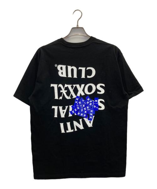 GOD SELECTION XXX（ゴッド セレクション トリプルエックス）GOD SELECTION XXX (ゴッド セレクション トリプルエックス) anti social social CLUB (アンチソーシャルソーシャルクラブ) ロゴプリントTee ブラック サイズ:Lの古着・服飾アイテム