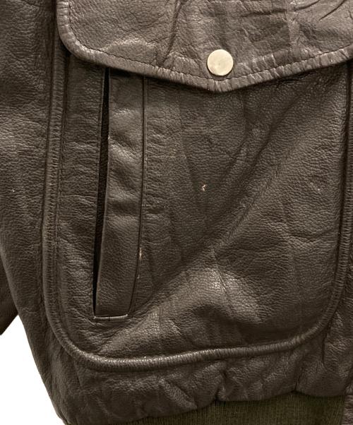 IN FRAC TION（インフラクション）IN FRAC TION (インフラクション) ヴィンテージレザージャケット ブラウン サイズ:XLの古着・服飾アイテム