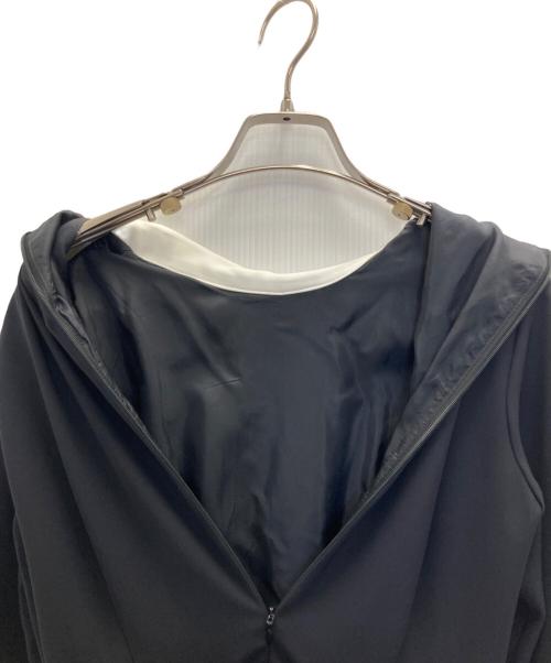 Sov.（ソブ）Sov. (ソブ) ダブルサテンワンピース ブラック サイズ:38の古着・服飾アイテム