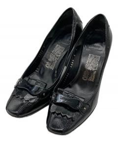 中古・古着通販】MIU MIU (ミュウミュウ) エナメルリボンパンプス