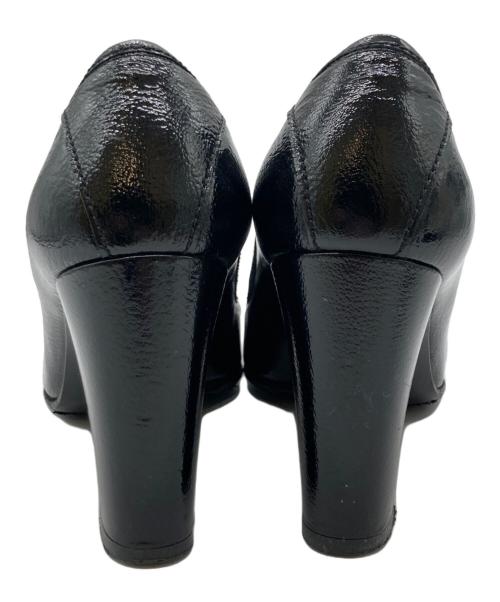 Salvatore Ferragamo（サルヴァトーレ フェラガモ）Salvatore Ferragamo (サルヴァトーレ フェラガモ) ヒールパンプス ブラック サイズ:6の古着・服飾アイテム