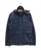 BLACK LABEL CRESTBRIDGEブラックレーベル クレストブリッジ）の古着「リモンタナイロンジャケット」｜ネイビー