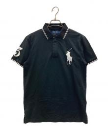 POLO RALPH LAUREN（ポロ・ラルフローレン）の古着「ポロシャツ」｜ブラック