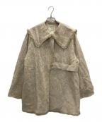 Eaphiエフィ）の古着「レーヨン混ジャケット」｜ベージュ