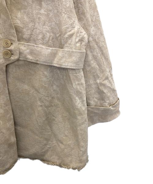 Eaphi（エフィ）Eaphi (エフィ) レーヨン混ジャケット ベージュ サイズ:SIZE FREEの古着・服飾アイテム