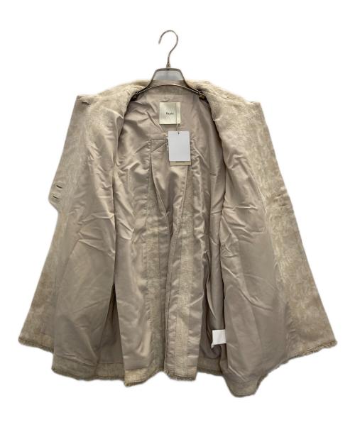 Eaphi（エフィ）Eaphi (エフィ) レーヨン混ジャケット ベージュ サイズ:SIZE FREEの古着・服飾アイテム