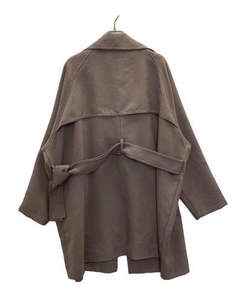 quaranciel（カランシエル）quaranciel (カランシエル) ダブルクロス ハーフ トレンチ ジャケット コート ベージュ サイズ:SIZE FREEの古着・服飾アイテム