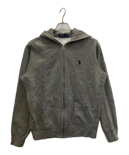 POLO RALPH LAUREN（ポロ・ラルフローレン）POLO RALPH LAUREN (ポロ・ラルフローレン) ジップパーカー グレー サイズ:Mの古着・服飾アイテム