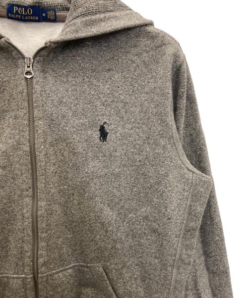 POLO RALPH LAUREN（ポロ・ラルフローレン）POLO RALPH LAUREN (ポロ・ラルフローレン) ジップパーカー グレー サイズ:Mの古着・服飾アイテム