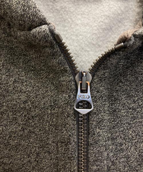 POLO RALPH LAUREN（ポロ・ラルフローレン）POLO RALPH LAUREN (ポロ・ラルフローレン) ジップパーカー グレー サイズ:Mの古着・服飾アイテム