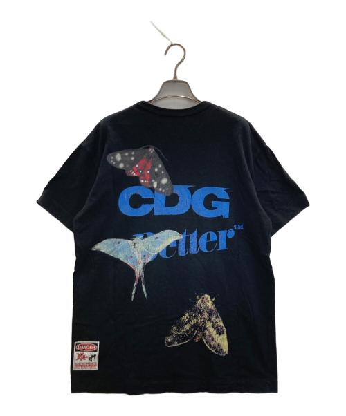 CDG（シーディージー）CDG (シーディージー) プリントTEE CDG BETTER ブラック サイズ:ＸＬの古着・服飾アイテム