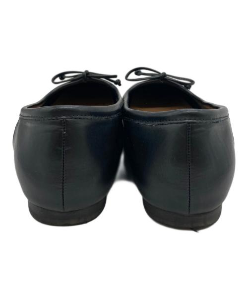 FRAY ID（フレイ アイディー）FRAY ID (フレイ アイディー) スクエアトゥバレエシューズ ブラック サイズ:SIZE 38の古着・服飾アイテム