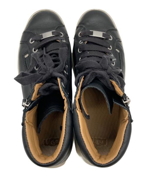 UGG（アグ）UGG (アグ) ジップハイカットスニーカー ブラック サイズ:25㎝の古着・服飾アイテム