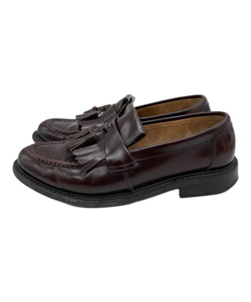 LOAKE（ローク）LOAKE (ローク) タッセルローファー ブラウン サイズ: 7 1/2の古着・服飾アイテム