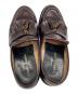 中古・古着 LOAKE (ローク) タッセルローファー ブラウン サイズ: 7 1/2：15000円