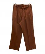 MAATEE&SONSマーティーアンドサンズ）の古着「レーヨンスラックス」｜ブラウン