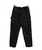 WHITE MOUNTAINEERING×UMBROホワイトマウンテ二アニング×アンブロ）の古着「EASY CARGO PANTS」｜ブラック
