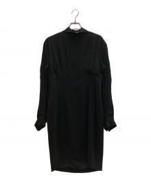 Thierry Mugler（ティエリーミュグレ）の古着「長袖ワンピース」｜ブラック