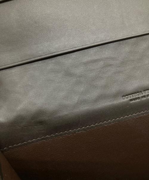 BOTTEGA VENETA（ボッテガベネタ）BOTTEGA VENETA (ボッテガベネタ) イントレチャート長財布 ダークブラウンの古着・服飾アイテム