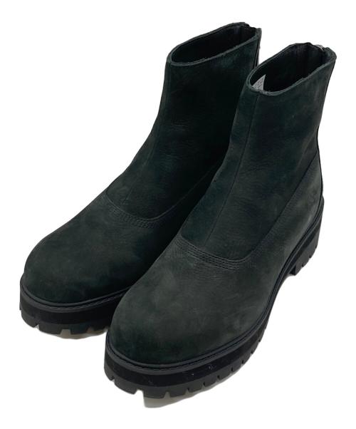 Timberland（ティンバーランド）Timberland (ティンバーランド) WHITE MOUNTAINEERING (ホワイトマウンテ二アニング) LUG CUPSOLE MID ZIP UP BOOT ブラック サイズ:26.5の古着・服飾アイテム
