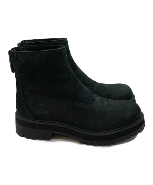 Timberland（ティンバーランド）Timberland (ティンバーランド) WHITE MOUNTAINEERING (ホワイトマウンテ二アニング) LUG CUPSOLE MID ZIP UP BOOT ブラック サイズ:26.5の古着・服飾アイテム