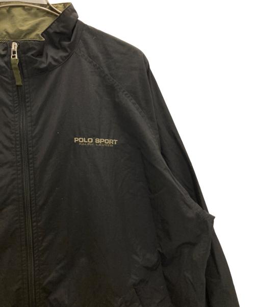 POLO SPORT RALPH LAUREN（ポロ スポーツ ラルフローレン）POLO SPORT RALPH LAUREN (ポロ スポーツ ラルフローレン) ナイロンジップジャケット ブラック サイズ:XLの古着・服飾アイテム