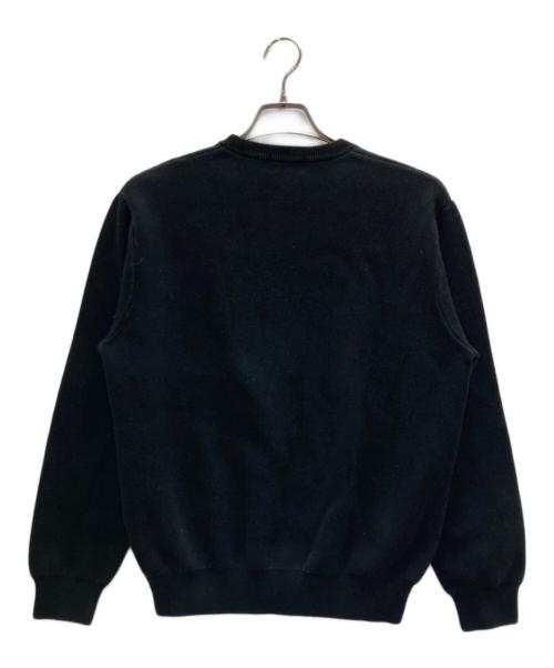 Hysteric Glamour（ヒステリックグラマー）Hysteric Glamour (ヒステリックグラマー) Supreme (シュプリーム) クルーネックニット ブラック サイズ:Mの古着・服飾アイテム