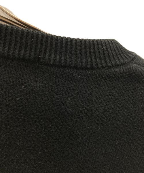 Hysteric Glamour（ヒステリックグラマー）Hysteric Glamour (ヒステリックグラマー) Supreme (シュプリーム) クルーネックニット ブラック サイズ:Mの古着・服飾アイテム