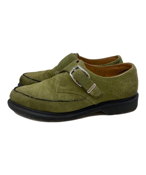 Dr.Martens（ドクターマーチン）Dr.Martens (ドクターマーチン) Supreme (シュプリーム) スウェードシューズ グリーン サイズ:26cmの古着・服飾アイテム