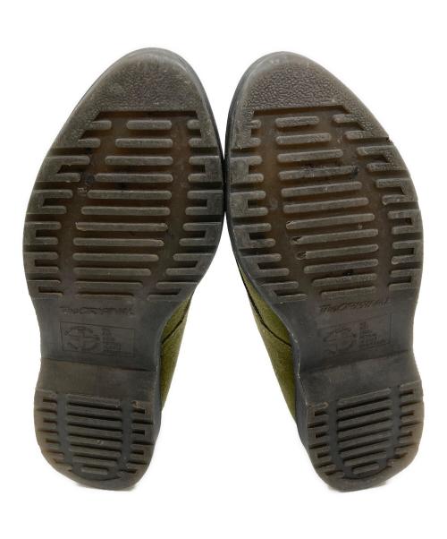 Dr.Martens（ドクターマーチン）Dr.Martens (ドクターマーチン) Supreme (シュプリーム) スウェードシューズ グリーン サイズ:26cmの古着・服飾アイテム