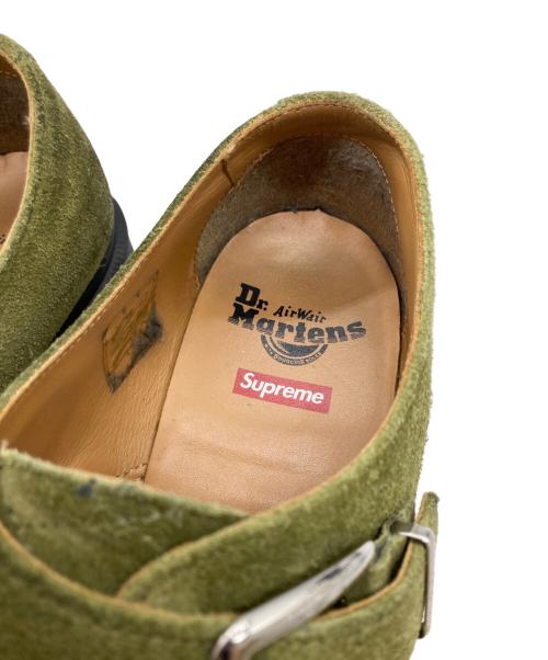 Dr.Martens（ドクターマーチン）Dr.Martens (ドクターマーチン) Supreme (シュプリーム) スウェードシューズ グリーン サイズ:26cmの古着・服飾アイテム