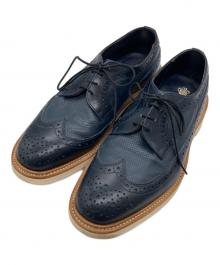 Tricker's（トリッカーズ）の古着「ウィングチップシューズ」｜ネイビー