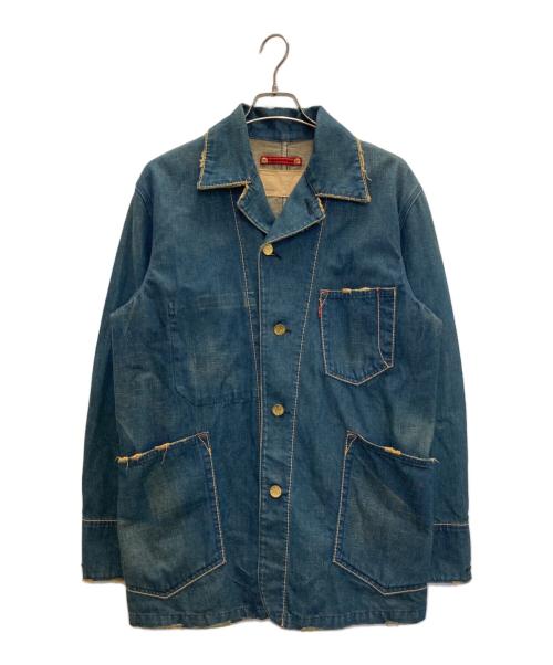 redloop（レッドループ）redloop (レッドループ) デニムカバーオール インディゴ サイズ:Lの古着・服飾アイテム