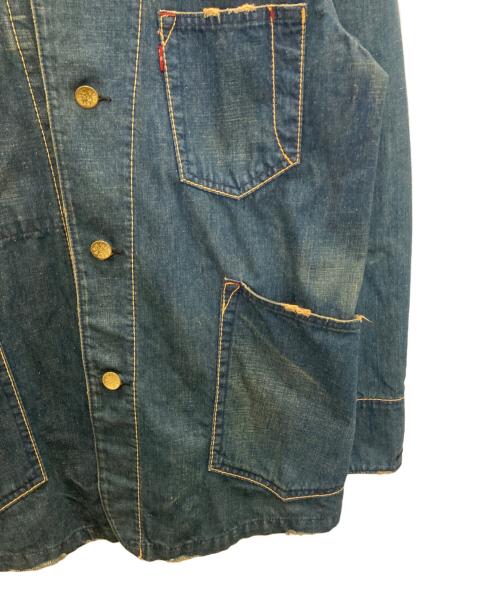 redloop（レッドループ）redloop (レッドループ) デニムカバーオール インディゴ サイズ:Lの古着・服飾アイテム