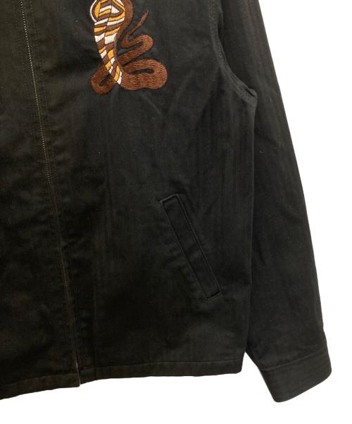 CUSHMAN（クッシュマン）CUSHMAN (クッシュマン) LAND OF THE KING COBRA/SOUVENIR JACKET ブラック サイズ:表記なしの古着・服飾アイテム