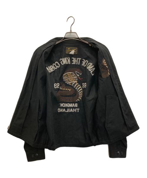 CUSHMAN（クッシュマン）CUSHMAN (クッシュマン) LAND OF THE KING COBRA/SOUVENIR JACKET ブラック サイズ:表記なしの古着・服飾アイテム