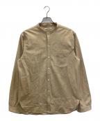 OLD JOE & Co.オールドジョー）の古着「バンドカラーシャツ」｜ベージュ