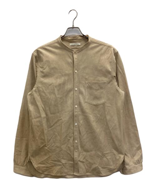 OLD JOE & Co.（オールドジョー）OLD JOE & Co. (オールドジョー) バンドカラーシャツ ベージュ サイズ:16 2/1の古着・服飾アイテム
