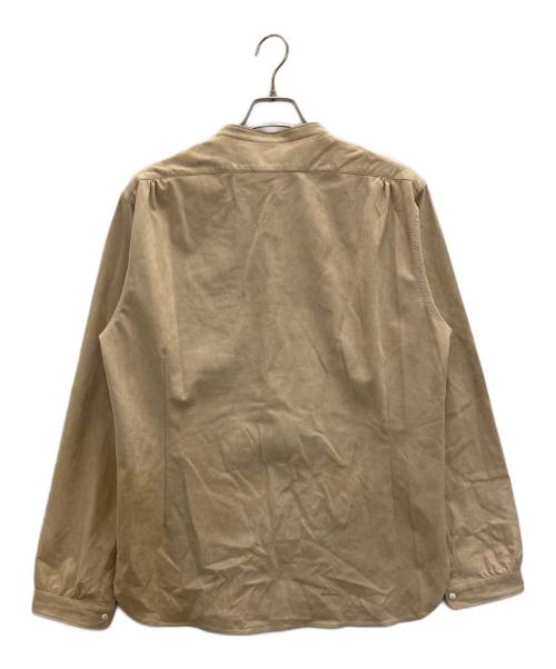 OLD JOE & Co.（オールドジョー）OLD JOE & Co. (オールドジョー) バンドカラーシャツ ベージュ サイズ:16 2/1の古着・服飾アイテム