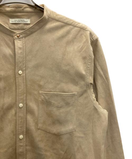 OLD JOE & Co.（オールドジョー）OLD JOE & Co. (オールドジョー) バンドカラーシャツ ベージュ サイズ:16 2/1の古着・服飾アイテム