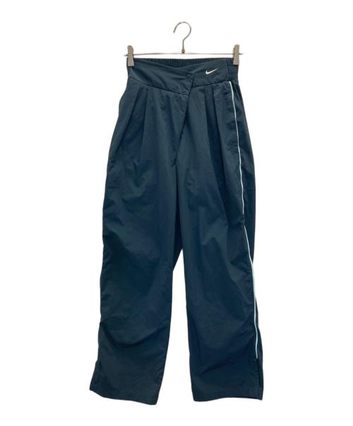 NIKE（ナイキ）NIKE (ナイキ) ウィメンズ ミッドライズ レペル アシンメトリカルウエスト パンツ グリーン サイズ:XSの古着・服飾アイテム
