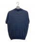 TOMORROW LAND tricot (トゥモローランド トリコ) コットンリネン スキッパー ニットポロシャツ ネイビー サイズ:S：5000円