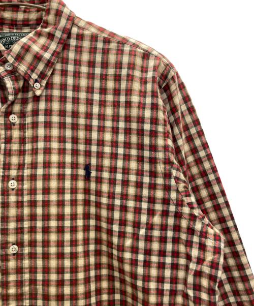 RALPH LAUREN（ラルフローレン）RALPH LAUREN (ラルフローレン) ボタンダウンシャツ レッド サイズ:Lの古着・服飾アイテム