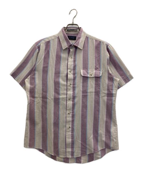 LEVI'S（リーバイス）LEVI'S (リーバイス) 半袖シャツ パープル サイズ:Ｌの古着・服飾アイテム